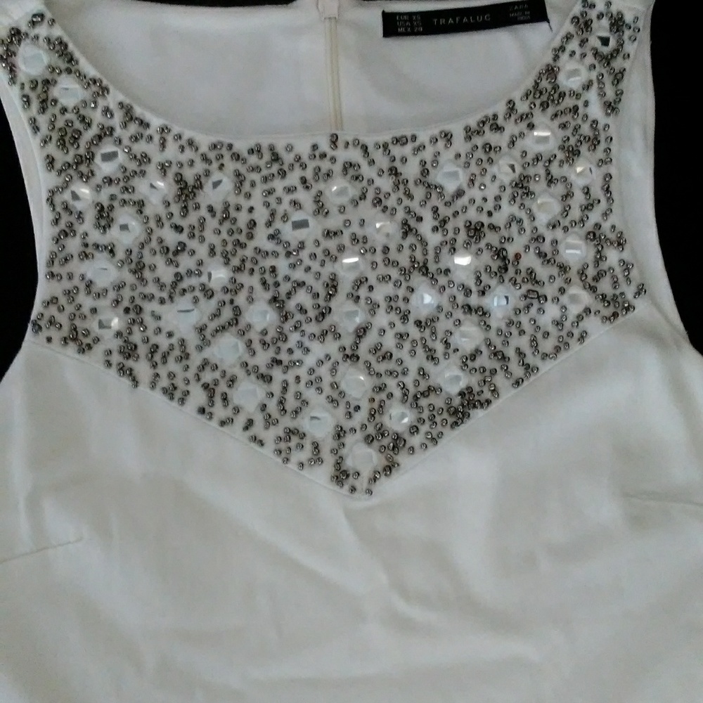 Elegant Cream Zara cocktail dress